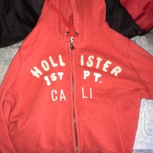 Orange/Red Hollister Jacket